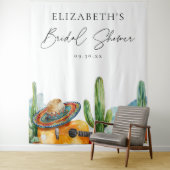 Waterverf Mexicaanse Fiesta Vrijgezellenfeest Acht Wandkleed (In situ)