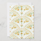 Waterverf Mexico Hacienda Kerk Bruiloft Kaart (Achterkant)