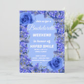 Waterverf Miami Skyline Tropical Beach Island Kaart (Staand voorkant)