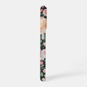 Waterverf Midzomer Floral Pattern Monogram iPhone 16 Hoesje (Rechterkant)
