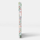 Waterverf Midzomer Floral Pattern Monogram iPhone Hoesje (Linkerkant)