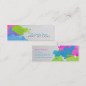 Waterverf Mini Visitekaartje (Voorkant / Achterkant)