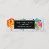 Waterverf Mini Visitekaartje (Achterkant)