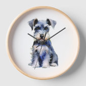 Waterverf Miniature Schnauzer (Voorkant)