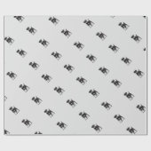 Waterverf Miniatuur Schnauzer Hond Huisdier Cadeaupapier (Vlak)