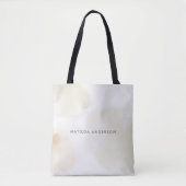 Waterverf minimale abstracte elegant eenvoudig tote bag (Voorkant)
