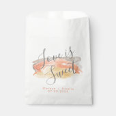  Waterverf minimalistisch huwelijk Bedankzakje (Voorkant)