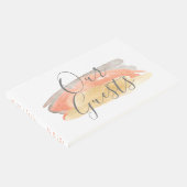  Waterverf minimalistisch huwelijk Gastenboek (Hoek)