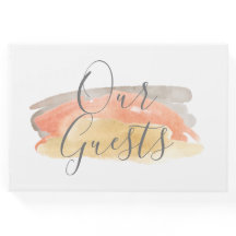  Waterverf minimalistisch huwelijk