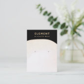 Waterverf Minimalistisch Waterverf Veroorbaar beel Visitekaartje (Staand voorkant)