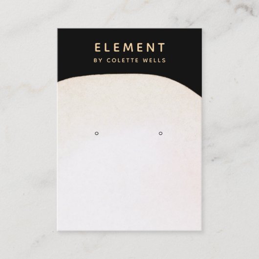 Waterverf Minimalistisch Waterverf Veroorbaar beel Visitekaartje (Voorkant)