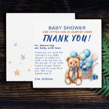 Waterverf minimalistische baby shower jongen