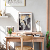 Waterverf minimalistische Boho Wall Art, Abstract Poster