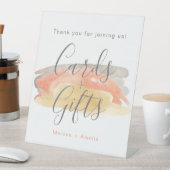  Waterverf minimalistische Huwelijkscadeaus Reclamebord Met Voetstuk (Insitu)