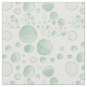 Waterverf Mint Bubble Stippen Stof (Close Up)