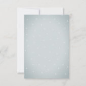 Waterverf Mint Green Rozen Rehearsal Dinner Kaart (Achterkant)