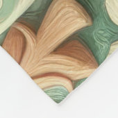 Waterverf Mint Groene Kerstmotieven Vakantie Fleece Deken (Hoek)