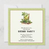 Waterverf Mint Julep Derby Kaart (Voorkant)