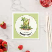 Waterverf Mint Julep Derby Party Servet (Insitu)