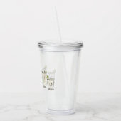 Waterverf Mint Julep Illustratie Acryl Drinkbeker (Links)