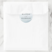 Waterverf Mist | Weddenschappen voor voetgangers Ronde Sticker (Tas)