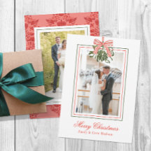 Waterverf Mistletoe Kerst Foto
