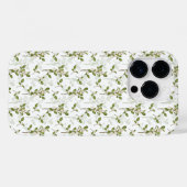 Waterverf Mistletoe Winter Flora Case-Mate iPhone Case (Achterkant (horizontaal))