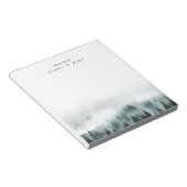 Waterverf Misty Mountain Notitieblok (Schuin)