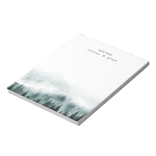 Waterverf Misty Mountain Notitieblok (Linkerzijde)