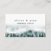 Waterverf Misty Mountain Visitekaartje (Voorkant)