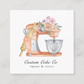 Waterverf Mixer Cake + Bakkerij Visitekaartje (Voorkant)
