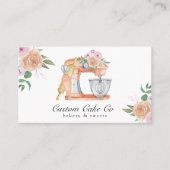 Waterverf Mixer Cake + Bakkerij Visitekaartje (Voorkant)