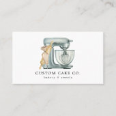 Waterverf Mixer Cake + Bakkerij Visitekaartje (Voorkant)