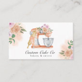 Waterverf Mixer Cake + Bakkerij Visitekaartje (Voorkant)
