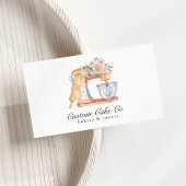 Waterverf Mixer Cake + Bakkerij Visitekaartje