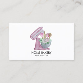 Waterverf Mixer en Bloemen Bakken Visitekaartje