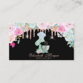 Waterverf Mixer Flowers Roos Gold Drivers Bakery Visitekaartje (Voorkant)