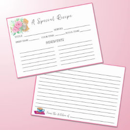 Waterverf Mixer met Rozen Recept Exchange Kaart