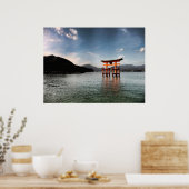 Waterverf Miyajima Poster (Keuken)