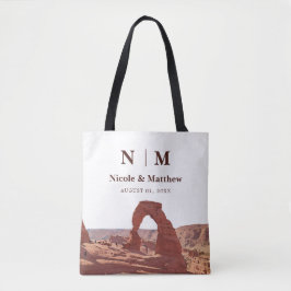 Waterverf Moab Arches Park Utah Bruiloft Tote Bag