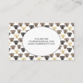 Waterverf Mobile Dog Grooming Visitekaartje (Achterkant)