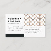 Waterverf Mode Design Illustration Business Visitekaartje (Achterkant)