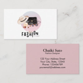 Waterverf Mode Designer Visitekaartje