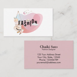 Waterverf Mode Designer Visitekaartje