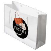 Waterverf Mode Groot Cadeauzakje (Voorkant Gekanteld)