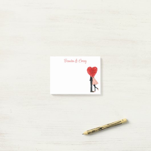 Waterverf Mode Meestal paren Post-it® Notes (Op bureau)