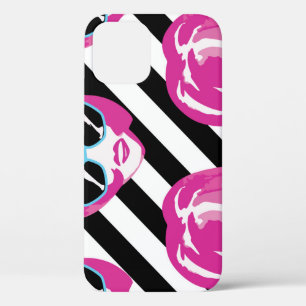 Waterverf Mode Meisjes Gezichten Patroon Case-Mate iPhone Case