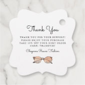 Waterverf Mode ontwerp | Business Hang Label (Achterkant)