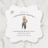 Waterverf Mode ontwerp | Business Hang Label (Voorkant)