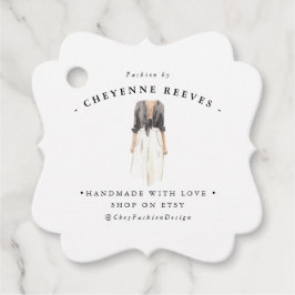 Waterverf Mode ontwerp | Business Hang Label